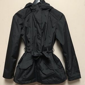 Women’s Black belted The North Face jacket